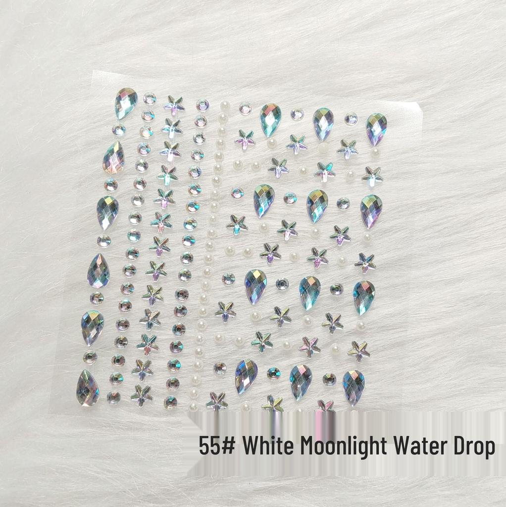 Children's Cartoon Crystal Gem Rhinestone Stickers - Decorative Diamond Decals for Toys & Stage Performance