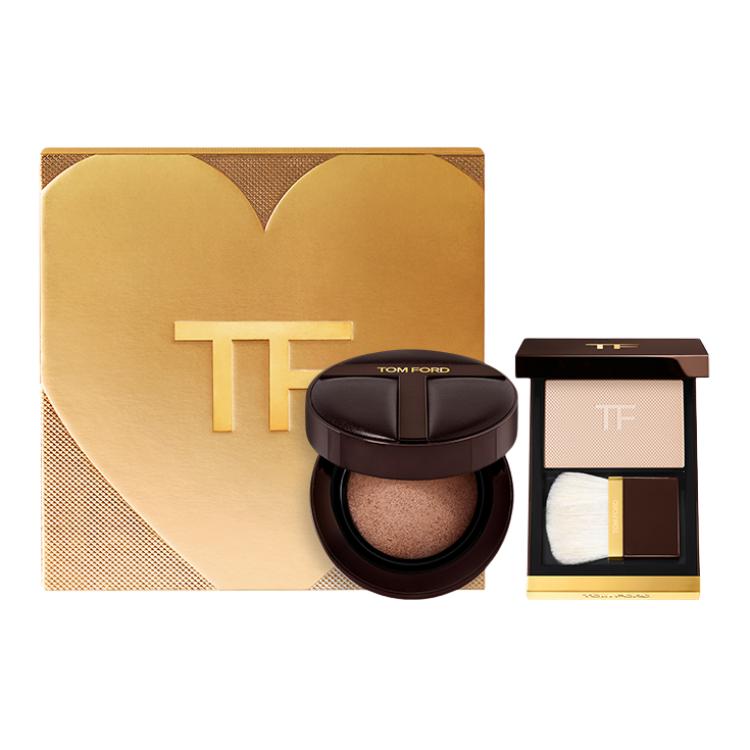 Tom Ford Architecture Soft Matte Cushion Foundation With  Architecture Soft Matte Blurring Powder Makeup Set 12g+9g Foundation #0.7 12g+Powder #01 9g
