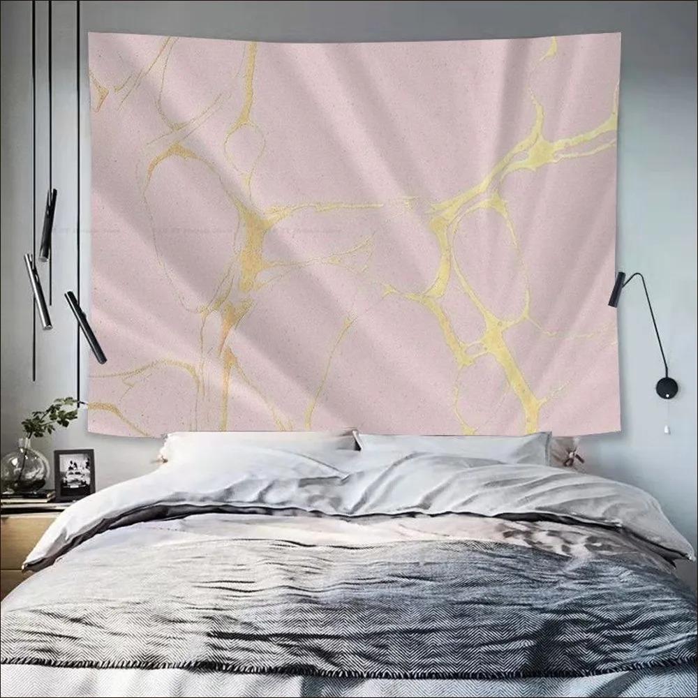 Office Living Room Tapestry Simple Marble Pattern Hanging Cloth Home Wall Decoration Tapestry