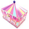 Les Trésors De Lily [N5291] - Pink Multi-colored 'Carousel' Jewelry Box (musical) - 15x13x11 Cm