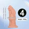 Black PVC Extra Long Anal Plug Dildo Sex Toy Masturbator for Men and Women Strap On Penis Realistic Dick