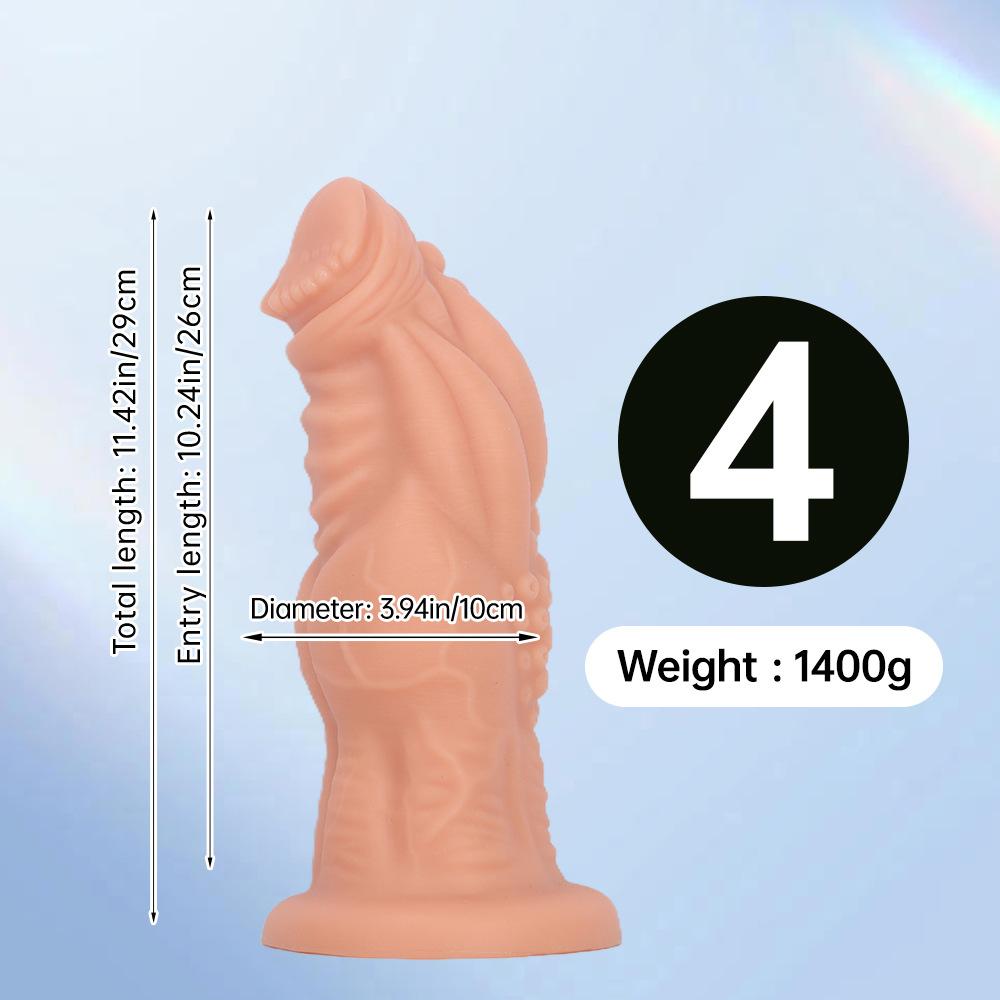 Black PVC Extra Long Anal Plug Dildo Sex Toy Masturbator for Men and Women Strap On Penis Realistic Dick