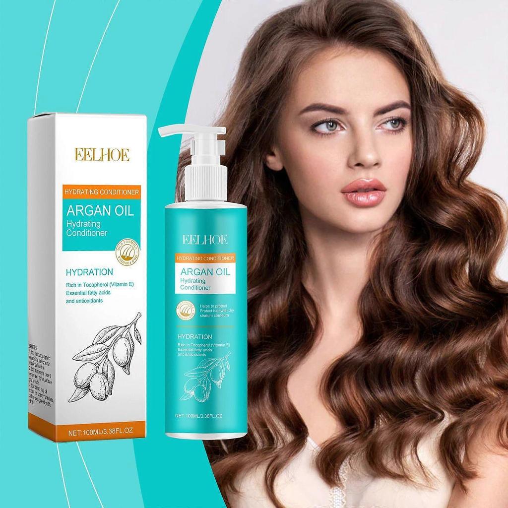 Eelhoe Arganöl Feuchtigkeitsspendender Conditioner Pflegt Und Spendet Feuchtigkeit, Verbessert Trockenes, Krauses Und Glattes Haar