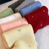 Autumn and winter new fashion warm scarf high-end floral embroidery knitting a versatile scarf women's trend