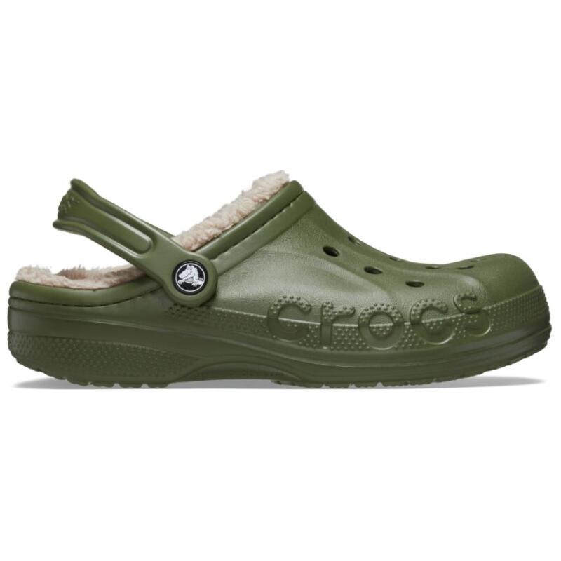 Crocs Baya Comfortable and Versatile Hole Shoes Unisex Green