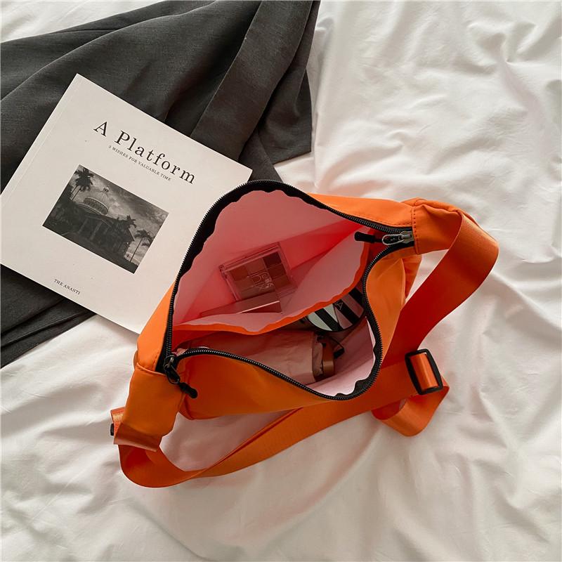 Women's Trendy Large Capacity Crossbody Bag - Autumn/Winter 2021, Casual Lightweight Oxford Cloth, Korean Style Dumpling Design