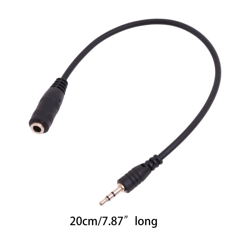 2.5mm to 3.5mm Audio Adapter 2.5mm Male to 3.5mm Female  Audio Converter Gold-Plated Audio Jack Connector for Headphone