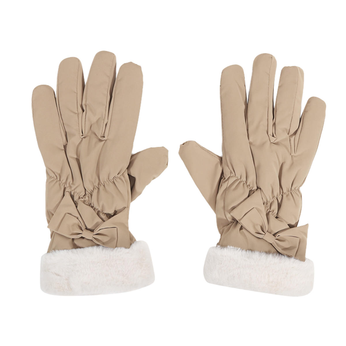 

Женские лыжные перчатки Зимние флисовые Утепленные Теплые Плюшевые Полиэстеровые Водонепроницаемые Перчатки с сенсорным экраном для Катания на открытом воздухе Альпинизма one size дубильная кора