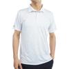 Admiral Golf ADMA351 Men's White Geometric Print High Tension Polo Golf Shirt