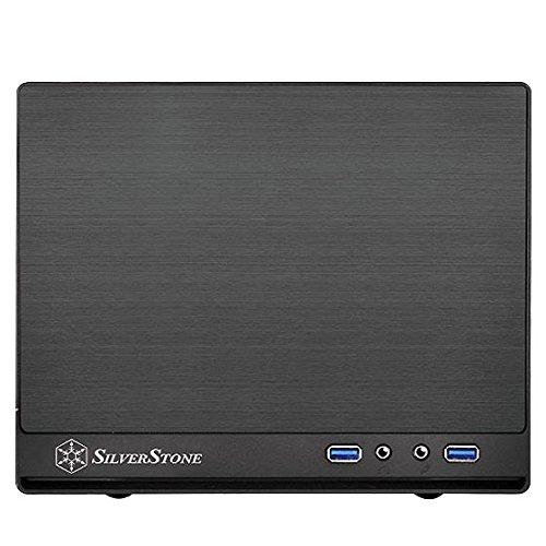 SilverStone SUGO Series Mini-ITX Cube PC Case SST-SG13B-Q Black [Official Japanese Distributor]