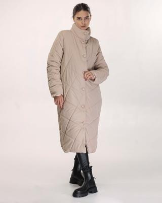 Langer Mantel 8362 M beige