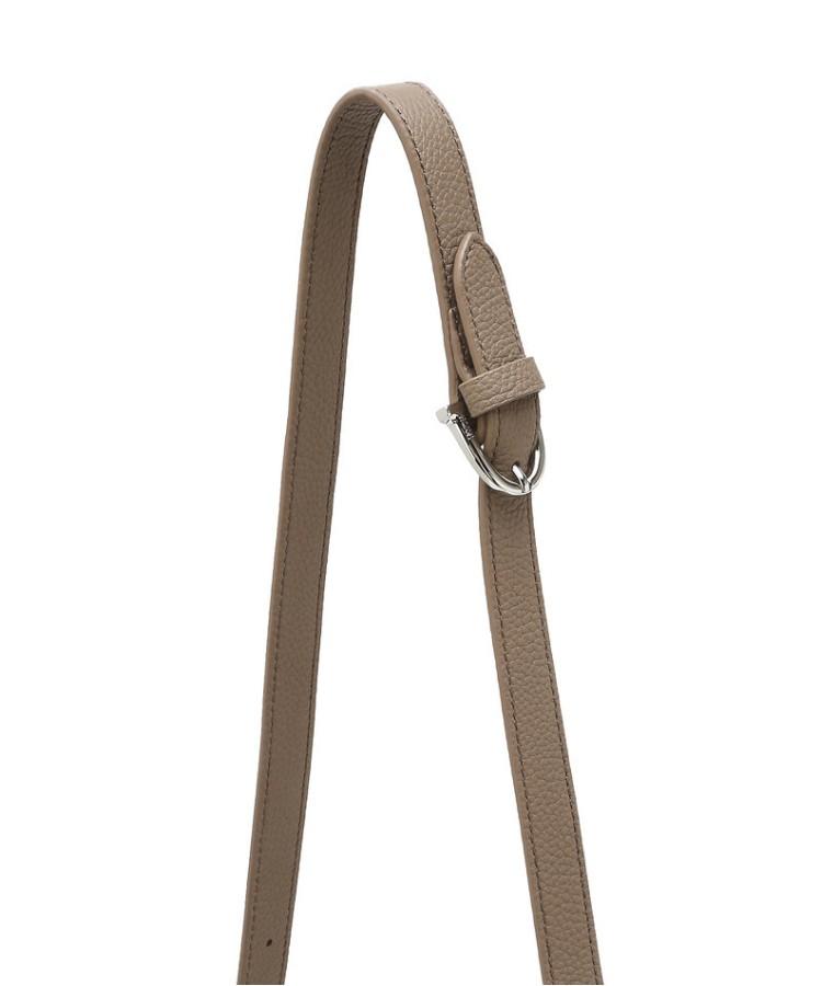 Athe Vanessabruno [Maron] Mocha Mousse Shrunken Leather Hobo Bag M (Silver Hardware) Aaba6F407I3