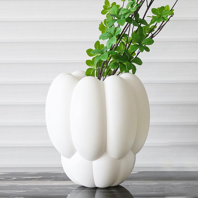 Nordyckie Proste Nowoczesne Artystyczne Wazoniki Ozdoby Modelowy Pokój Hotel Wnętrze Biurko Specjalny Kształt Ozdoby z Suszonych Kwiatów