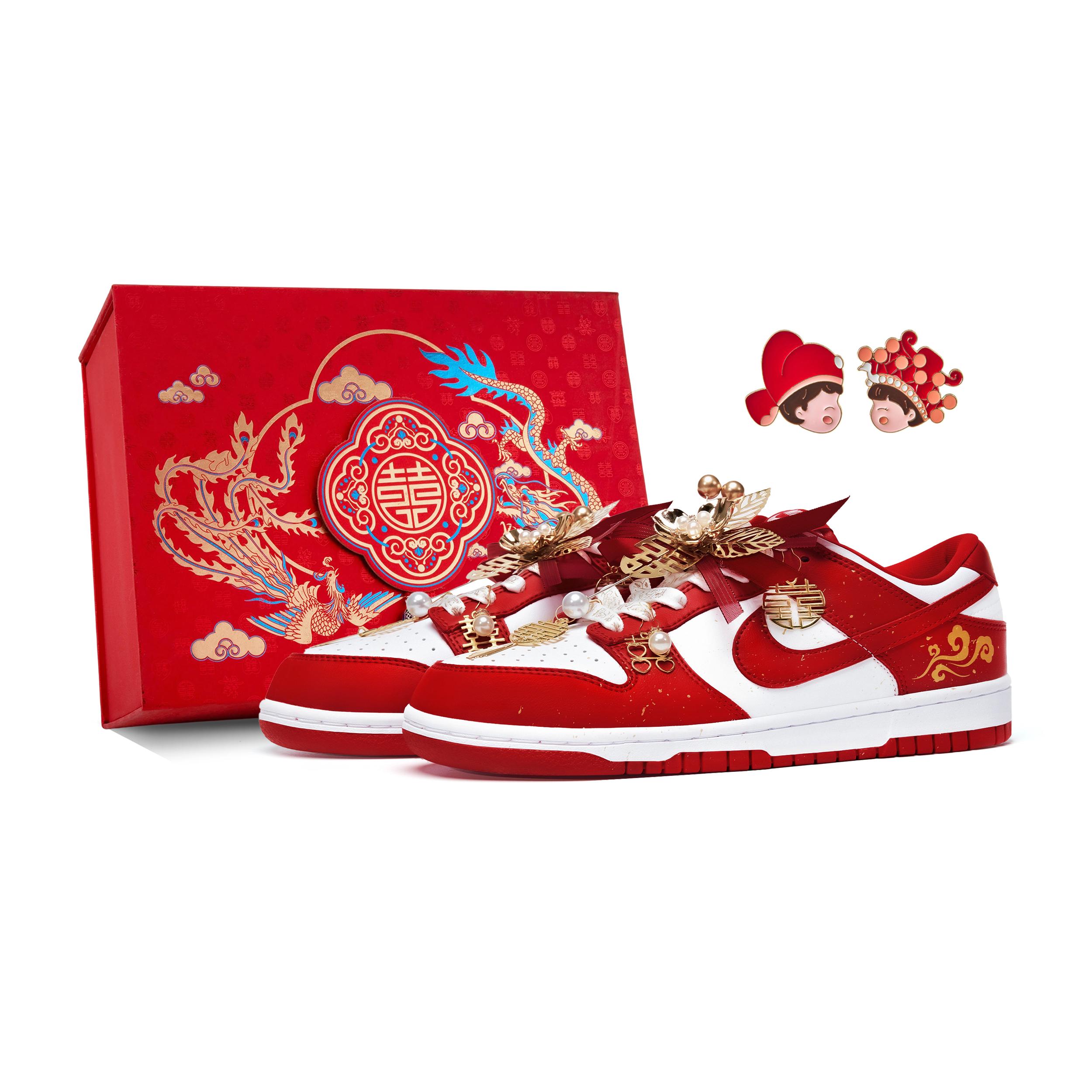 

Nike Dunk Coverage Slip Resistant Lightweight Low top Flat Skateboard Shoes Unisex Red DD1873-116(Team943-SBOX) 42