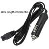 Mini Refrigerator Cord | Cigarette Lighter Plug DC Power Cord, DC 2 Pin