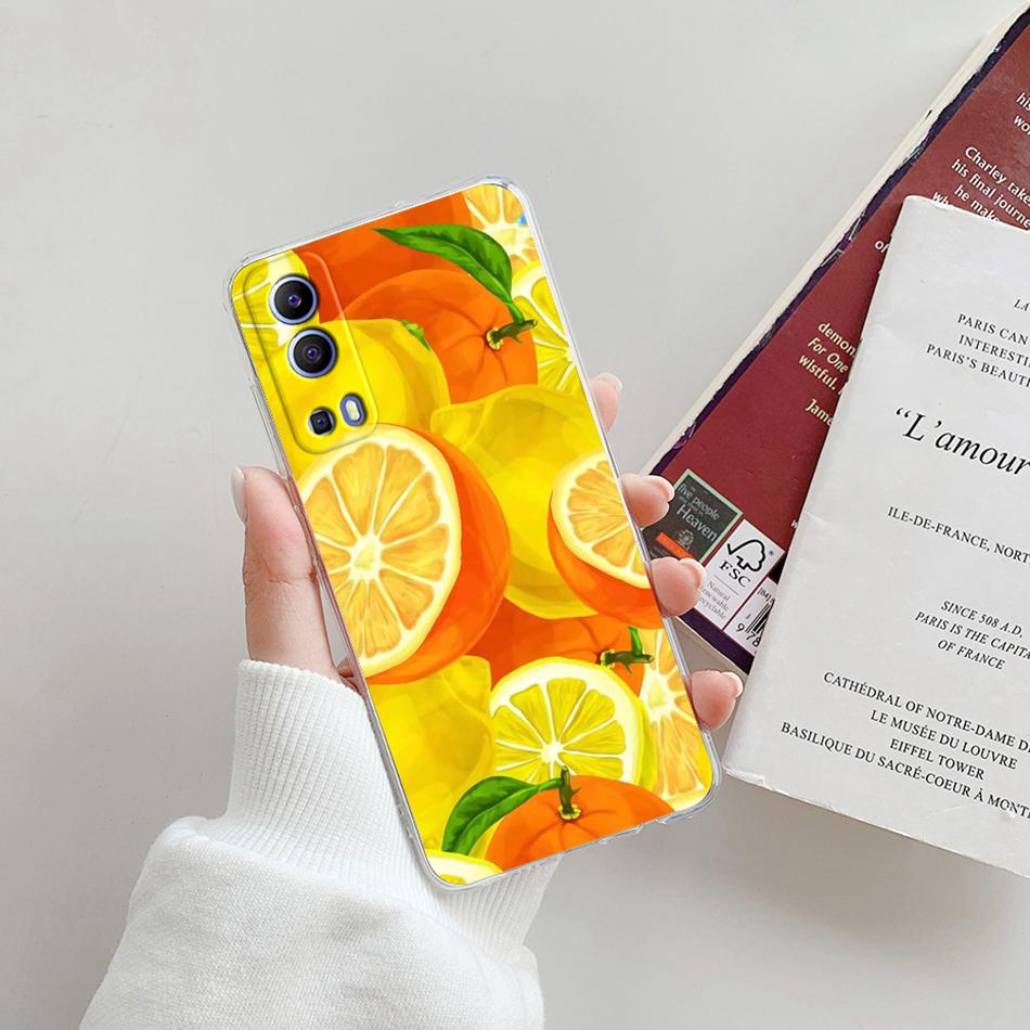 For Vivo Y72 5G Case V2041 Silicone Soft Transparent TPU Phone Cover For Vivo Y52 vivoY72 Y 72 52 5G Case Funda Protective Coque