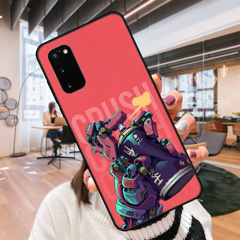 Stylish And Cool Robot Phone Case For Samsung Galaxy S9 S9plus S20 5G S20 ULTRA 5G S20 Plus 5G S21 S30 Case Cover