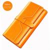 Dreifach-Damen-Geldbörse aus reinem Leder, lange Schnallen-Ledertasche, Echtleder-Multi-Card-Geldbörse mit großer Kapazität, Damen-Geldbörse, Leder-Geldbörse