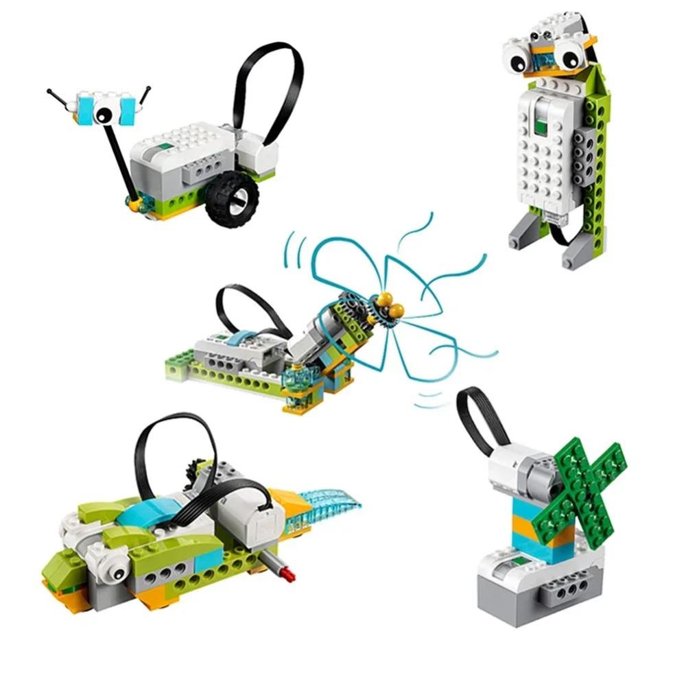 Programming WeDo 2.0 Robotics Core Set STEM Box Kit 280PCS Bricks Sound Sensor Connect Wire Building Block 45300 Education Gift