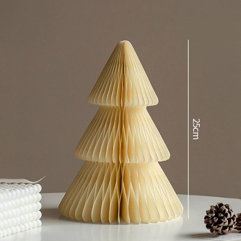 

1PC Christmas Tree Ornaments Christmas Decorations Desktop Layout New Christmas Origami Decoration Scenes Household Goods