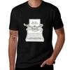 Screwtapes Typewriter Tshirt Soft Touch Basic Cotton Tshirt