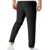 Men's Loose Fit Lounge Pants with Drawstring Waist Breathable Straight Leg Casual Sports Trousers for Home and Outdoor Wear
