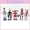 Set di Action Figure Luminose Five Nights At Freddys Con Cinque Miniature Uniche in PVC Per Regali e Collezioni per Bambini