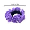 1Pc Hair Accessory Girls Hair Tie Hairgrip High Elasticity Women Foam Flower Hair Ring Rose