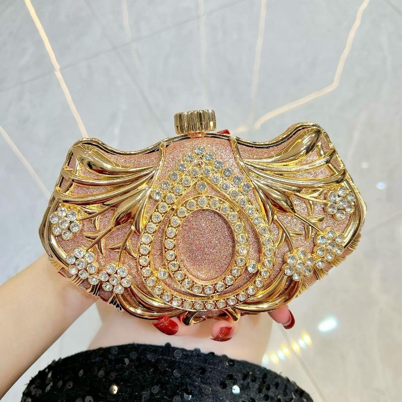 Bolso de Noche - Bolso de Mano de Moda con Cristales - Bolso de Hombro Cruzado de Lujo de Alta Gama