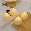 Magic Bubble Candle Light Battery Operated Flickering Flameless LED Square Pumpkin Fake Candle for Festival Party Atmosphere