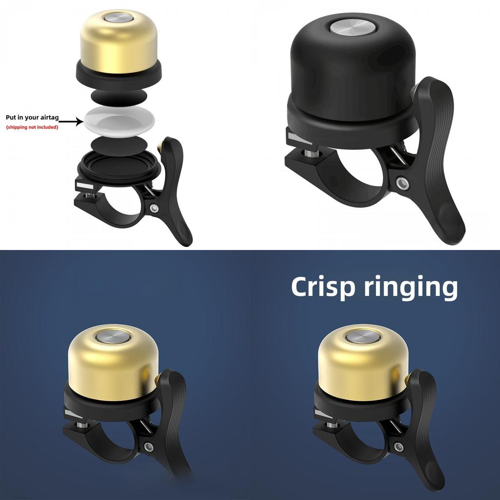 Mountain Bike Copper Bell With Clear Sound For Cycling Enthusiasts