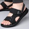 Sandals Men's Leather Casual Sports Beach Slippers Summer New Trend Soft-soled Dual-purpose Slippers Non-slip Sandals