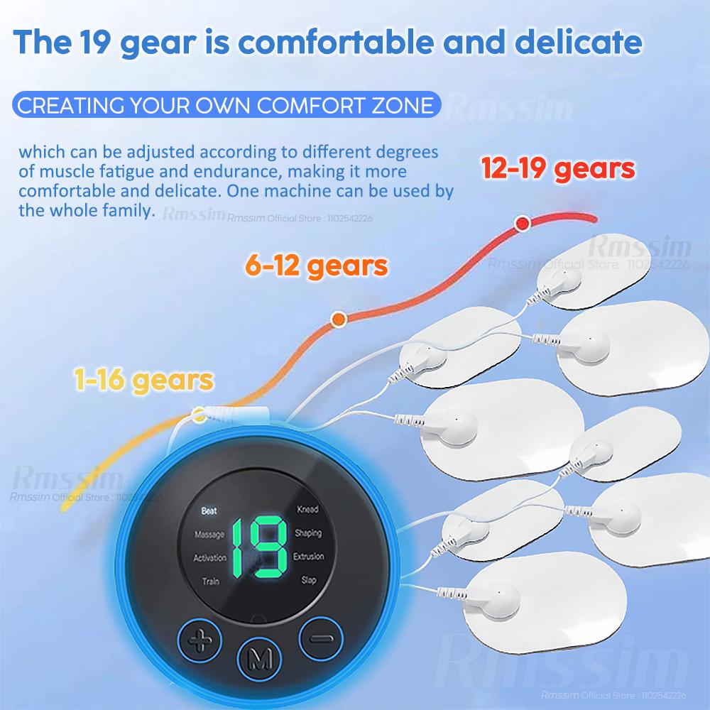 10PCS/20PCS/50PCS EMS Replacement Gel Pads for Neck Back Leg Full Body Reusable Massage Therapy Pad Neck Massager Stick