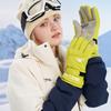 Vinter Vandtætte Varme Skihandsker Mænd Kvinder Tykke Fleeceforede Udendørs Cykling Sporty Stil
