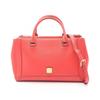 Used Tote Bag Leather Red Used Women