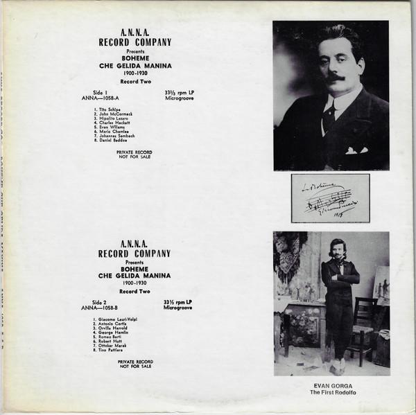 

Виниловая пластинка РАЗЛИЧНЫЕ Boheme Che Gelida Manina 19001930 ANNA1058AB A.N.N.A. Запись US Classical Used