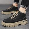 22 Autumn New Martin Boots Breathable High-top Shoes Platform-soled Non-slip Work Short Boots
