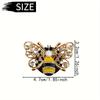 Delicate Shiny Bee Style Car Air Freshener: Suitable for Decorating Women's Cars