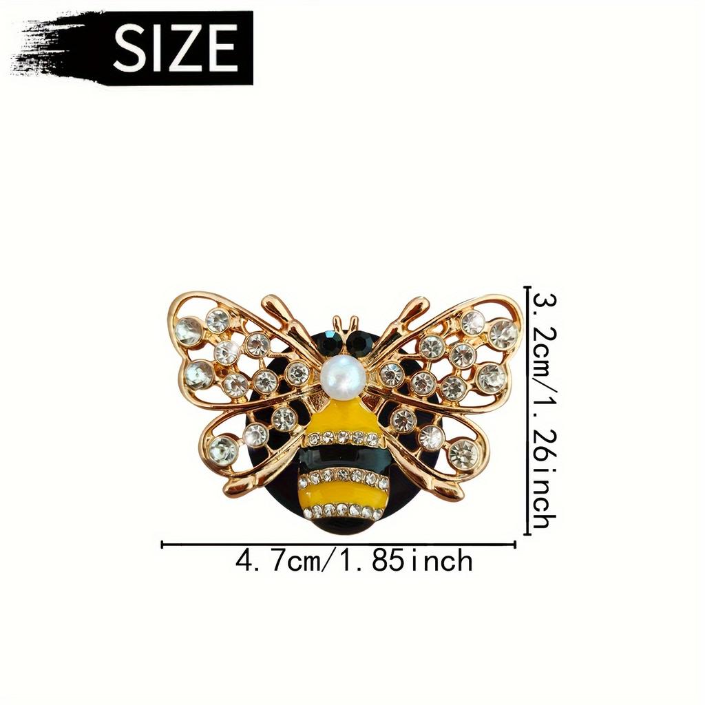Delicate Shiny Bee Style Car Air Freshener: Suitable for Decorating Women's Cars
