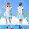 Moerstar Maid Cosplay Dress Includes Cute Maid Headband and Perfect for and theatrical performances Costume, Girls' 3-Piece Set, Apron, Parties,
