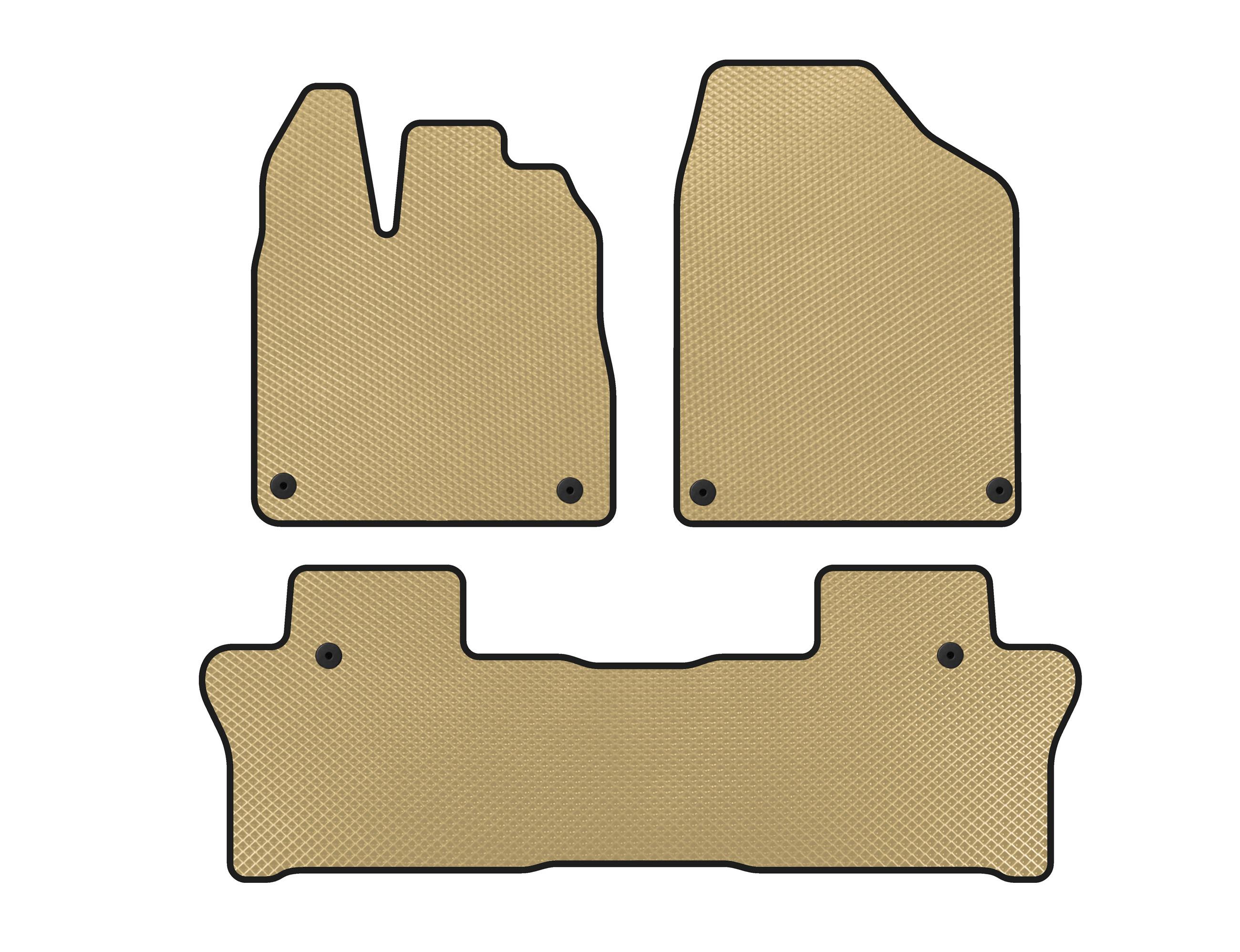 

EVA mats (2 rows, Beige) for Honda Pilot 2015-2022