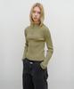 Malittepeulangsowajeobeo W Balaclava Hoodie Slim Knit Light Olive