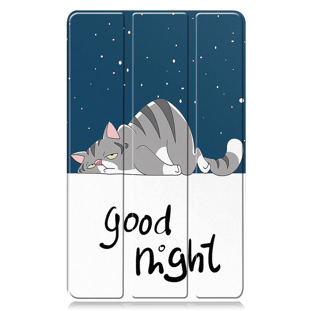 Tri-Fold Painted Case for Samsung Galaxy Tab A9 8.7" Plus 11" SM-X110 X115 X117 X210 X216 X218 Smart Stand Cover with Atuo Sleep