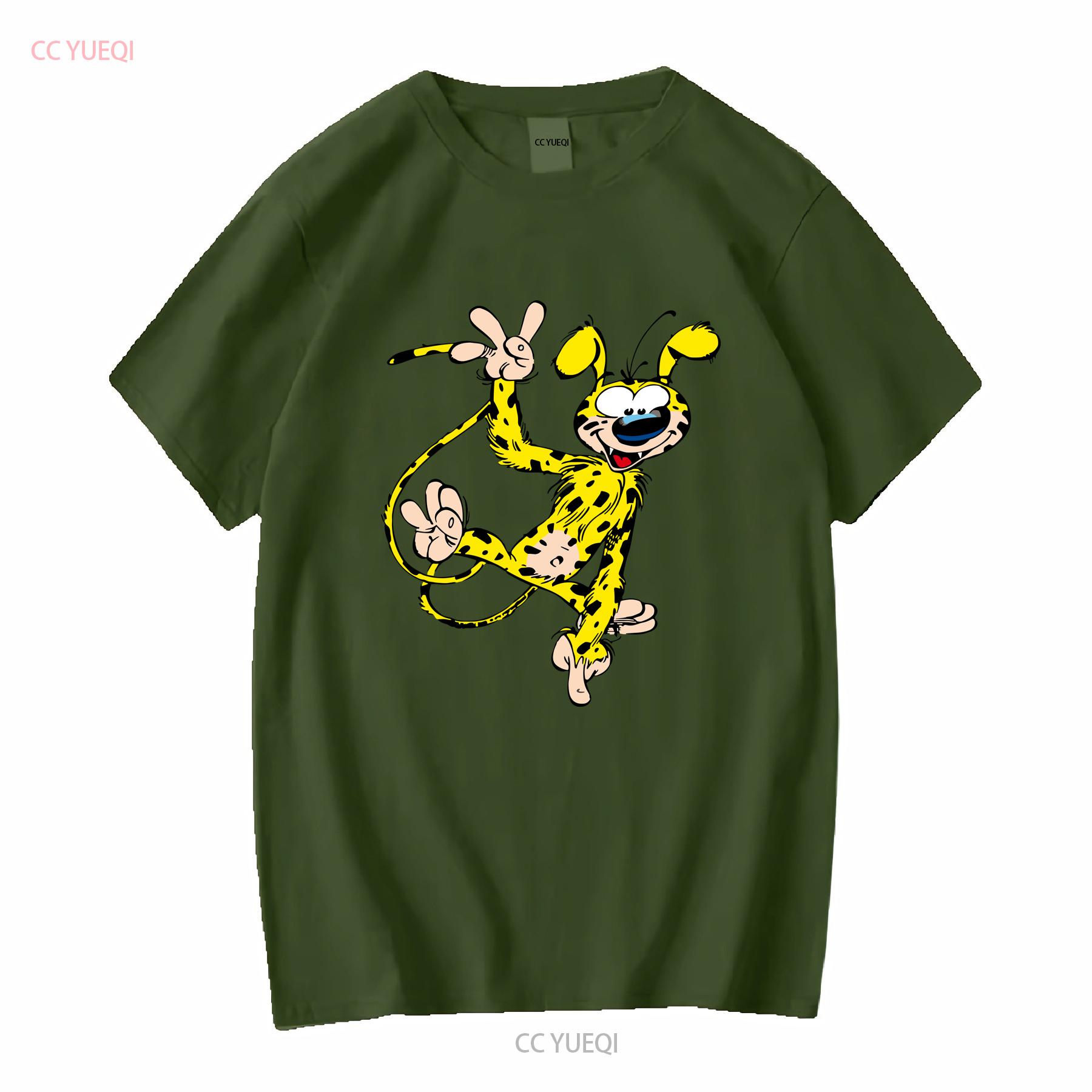 

Waving Marsupilami Classic Retro Vintage T Shirt S 5XL vintage Washed homme Stretched Casual streetwear fashion Breathable M