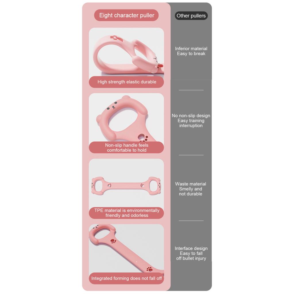 Åttaformad träningsresistansband med halkfritt handtag, bärbart, män, kvinnor, arm, axel, stretch, styrketräning, övning, elastiskt band, spänningsrep