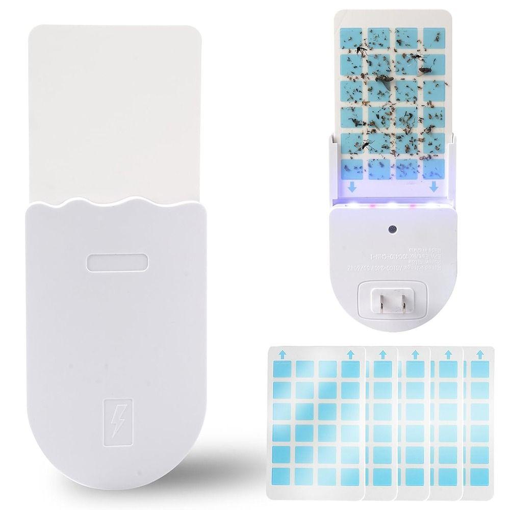 

LED Night Light Flying Insect Lights UV Attractant Bug Catcher Plug-in Mosquito Killer Office White-EU