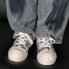 Fashion 2025 New Low Cut Canvas Casual Shoes Sports Fashion Trend Men's Shoes Niche Design Thick Soled Height Increasing Chunky sneakers