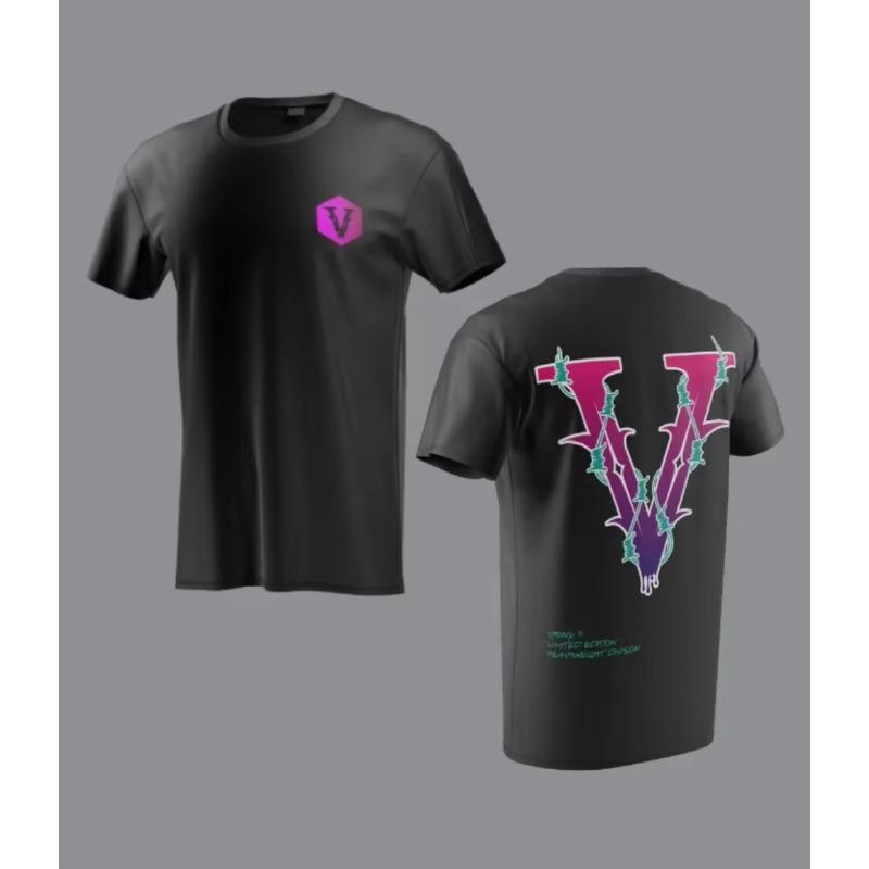 2026 Vintage Oversized T‑Shirt For Adults Tech Camo Letter Double Sided Front Back Print Theme Art Loose Short Sleeve Street Tee