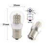 2pcs S25 P21W BA15S LED Bulbs BA15D 12-24V Light Navigation BAY15D Lamp Parking Ship Source