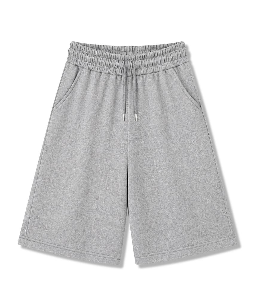 ORIGINALDAY Bermuda Terry Elastic Waist Training Shorts Gray
